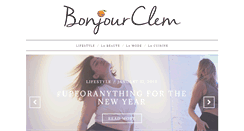Desktop Screenshot of bonjourclem.com